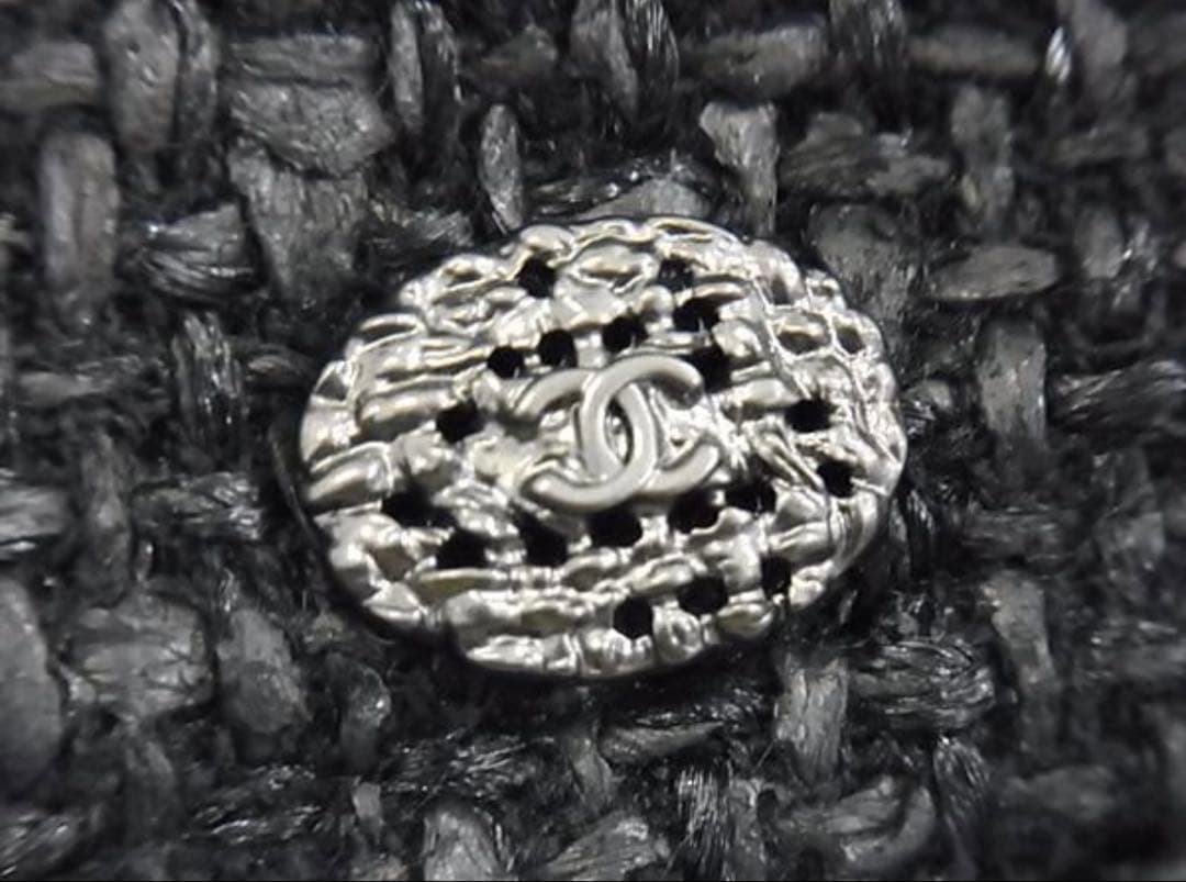 CHANEL シャネル ココマーク ウール×ポリウレタン スカート サイズ38