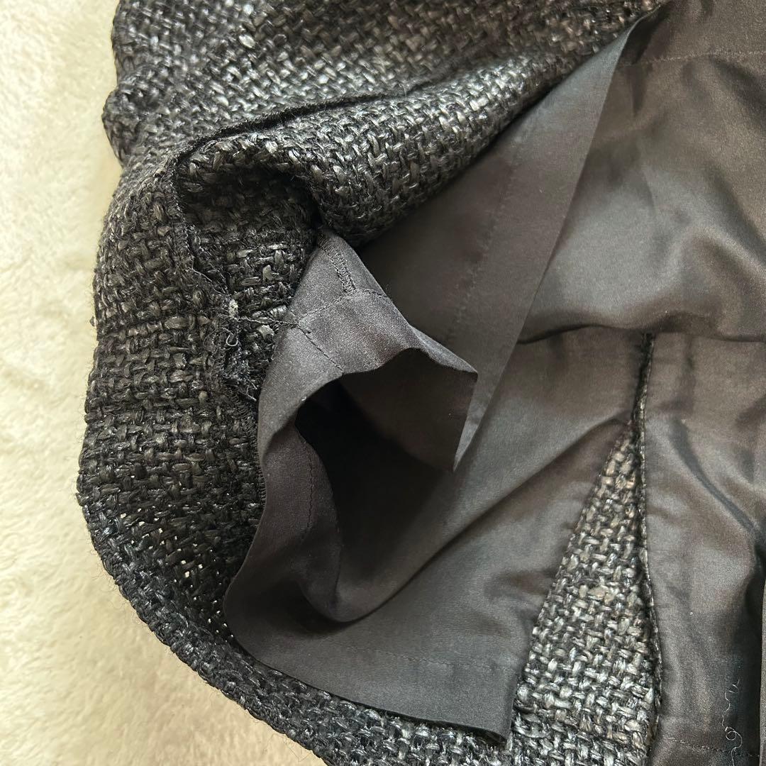 CHANEL シャネル ココマーク ウール×ポリウレタン スカート サイズ38