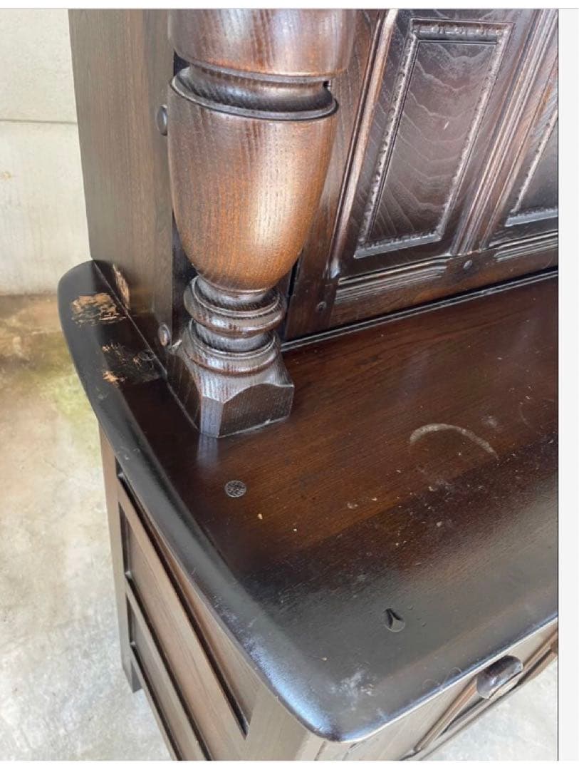 アーコール　レア品　初期　オールドコロニアル　カップボード　サイドボード