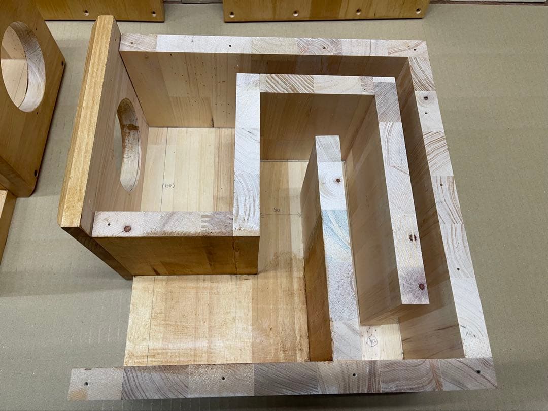 バックロード　Mark Audio5G搭載　自作スピーカー