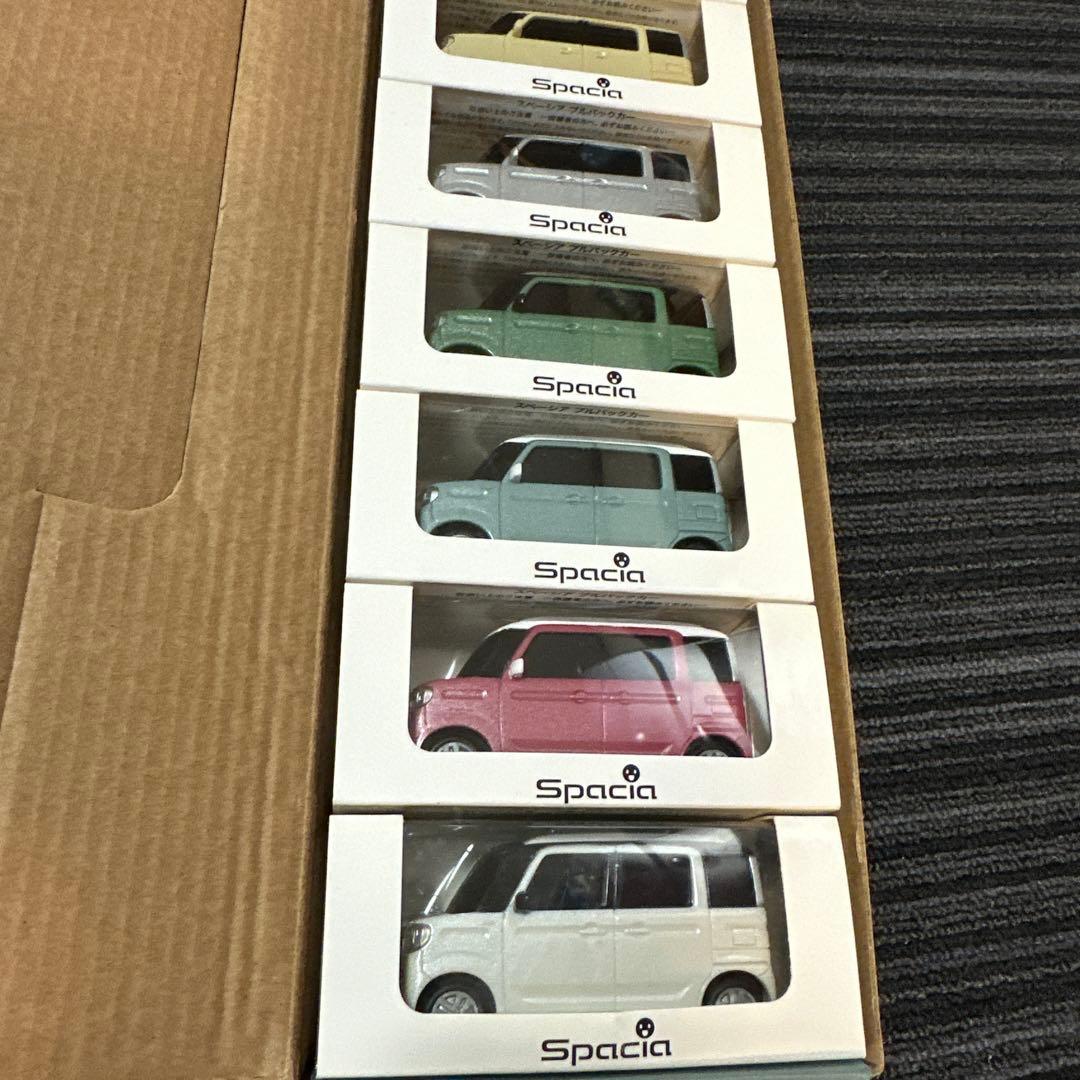 ⭕️スズキ　非売品　13台セットスペーシア＆スペーシアカスタム　プルバックミニカー