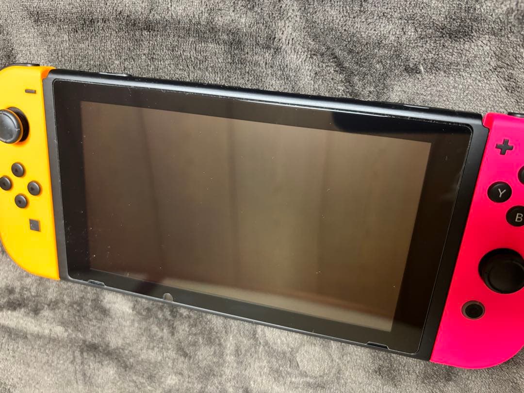 Nintendo Switch ネオンオレンジ/ネオンピンク　SDカード付き