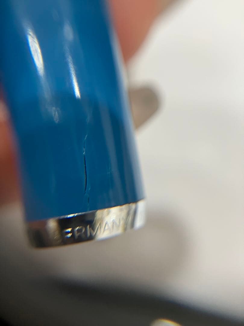 MONT BLANC 万年筆 ２点 おまとめ レトロ 青色 緑色 モンブラン