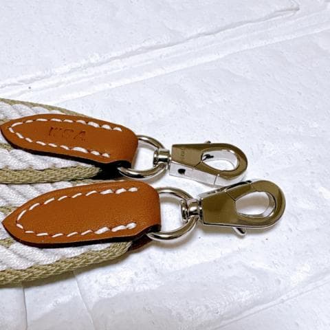 HERMES エルメス バンドリエール サングル コルダージュ ベージュマルファ