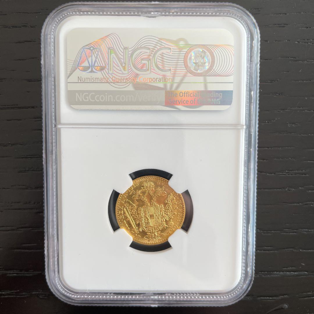 NGC オーストリア 金貨【MS67】1915年 ストライク ダカット金貨