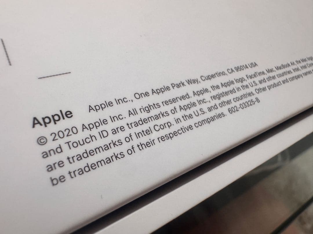 Apple MacBook Air 13インチ（2020-16GB-512GB）