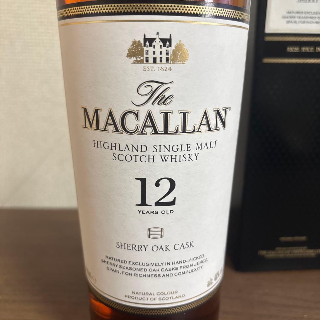 ⭐︎こたこた⭐︎The Macallan 12年 シェリーオークカスク 40%