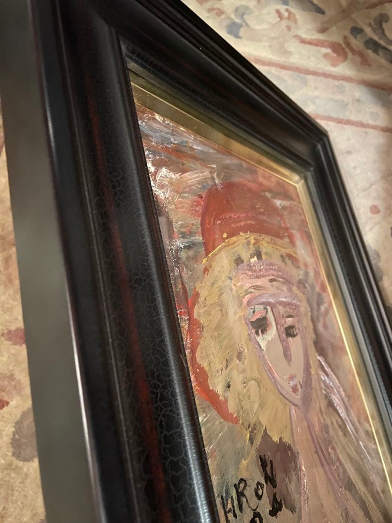 絵画　織田廣喜　オダヒロキ　少女　油彩　織田ひろき　美術品　アート　おだひろき