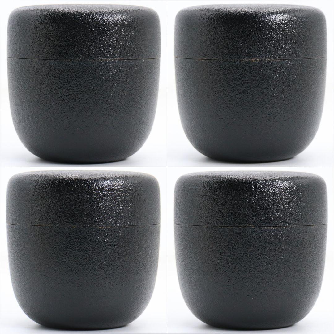 古川治樹作 乾漆 菊蒔絵 大棗 花蒔絵 茶道具 共箱　V948