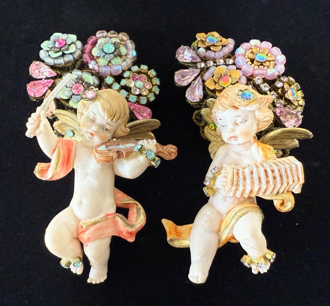 MICHAL NEGRINミハエルネグリン　天使ブローチセット