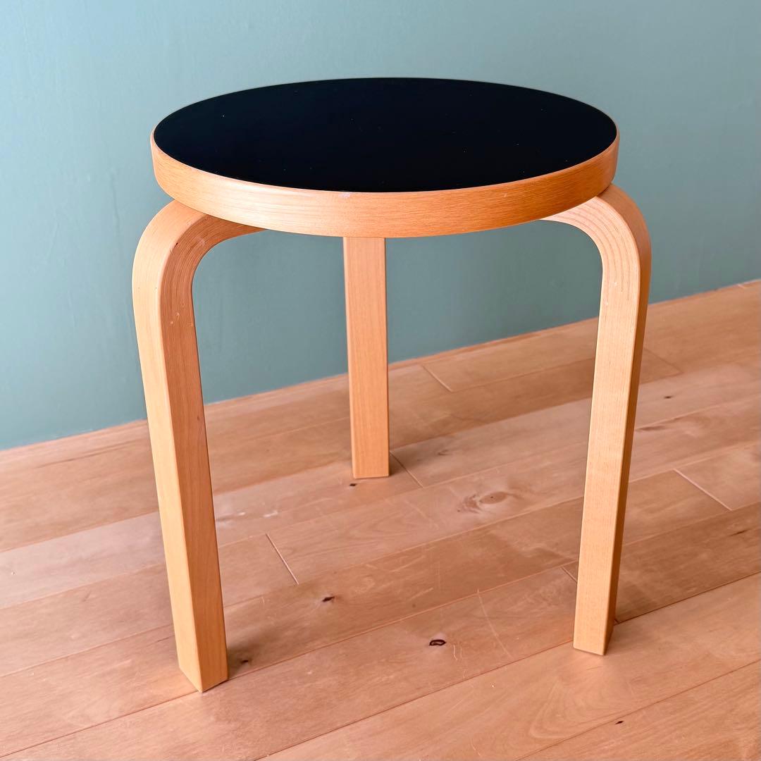 artek stool 60 リノリウム ブラック アルテック 黒 スツール