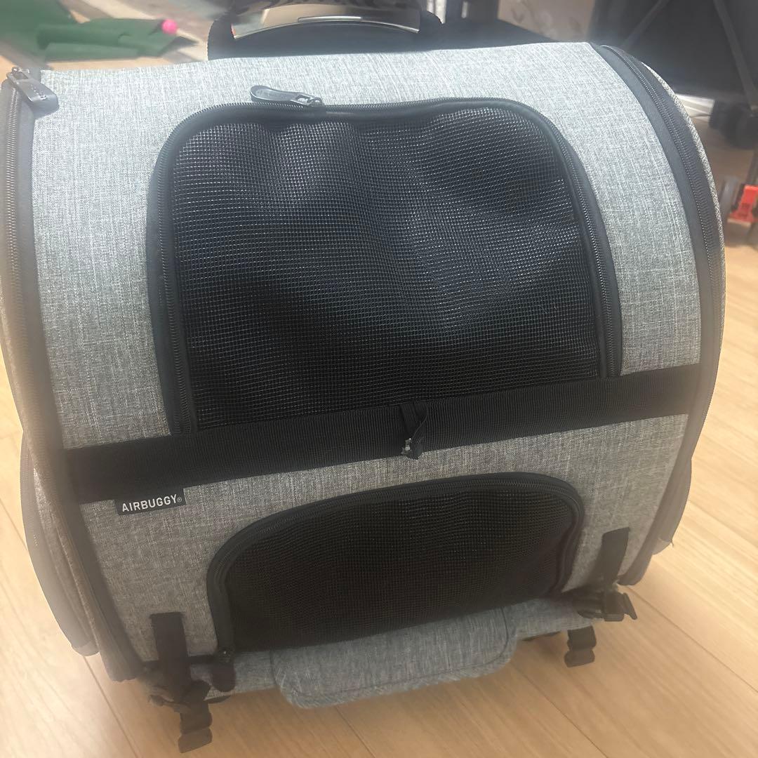 AIRBUGGY ペットキャリーバッグ グレー