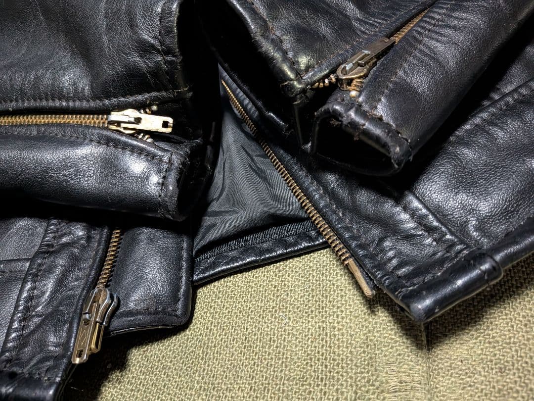 希少 Lesco レザージャケット トミーゲレロ エディスリマン ギャロ 70s