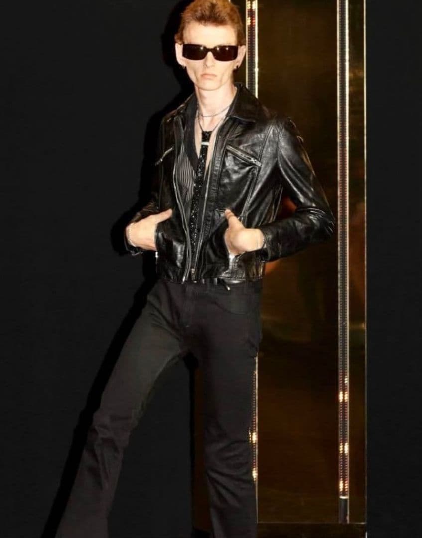 希少 Lesco レザージャケット トミーゲレロ エディスリマン ギャロ 70s