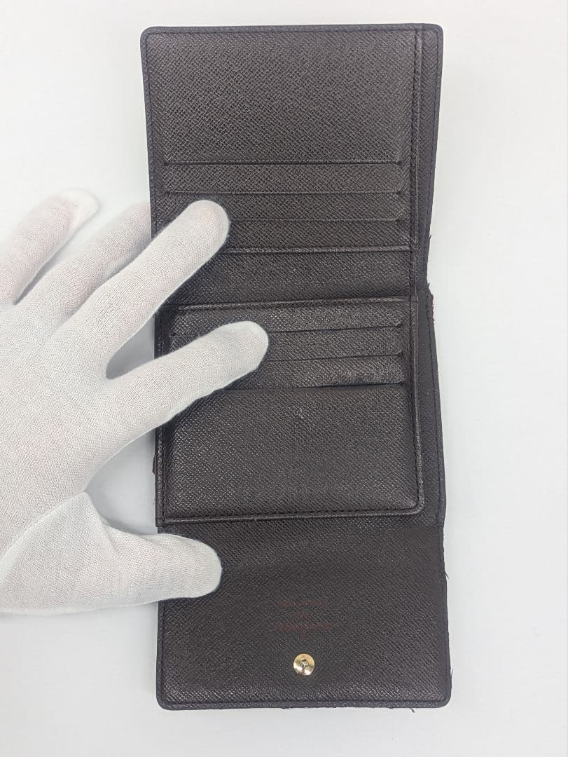 ルイヴィトン　LOUISVUITTON　N61654 ダミエ　ポルトモネビエ