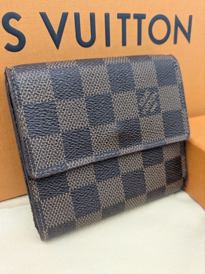 ルイヴィトン　LOUISVUITTON　N61654 ダミエ　ポルトモネビエ