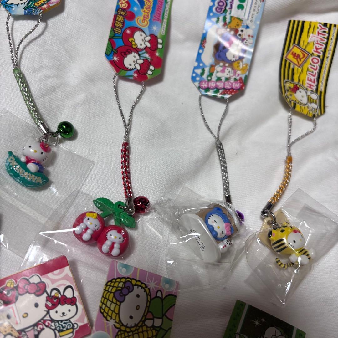 合*3様 ハローキティ ご当地 根付け ストラップ 13点セット