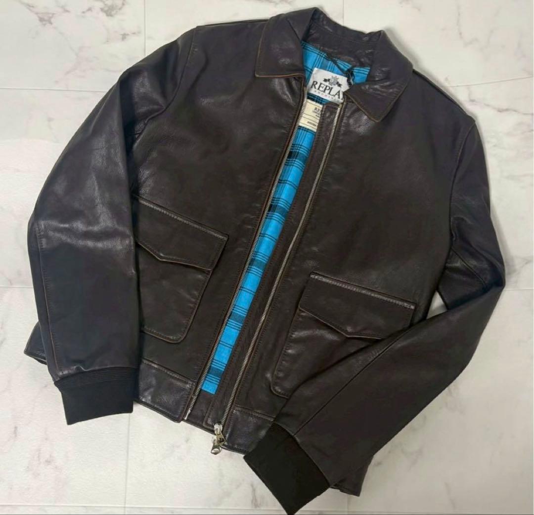 【新品未使用】REPLEY(リプレイ) シングル ライダースジャケット