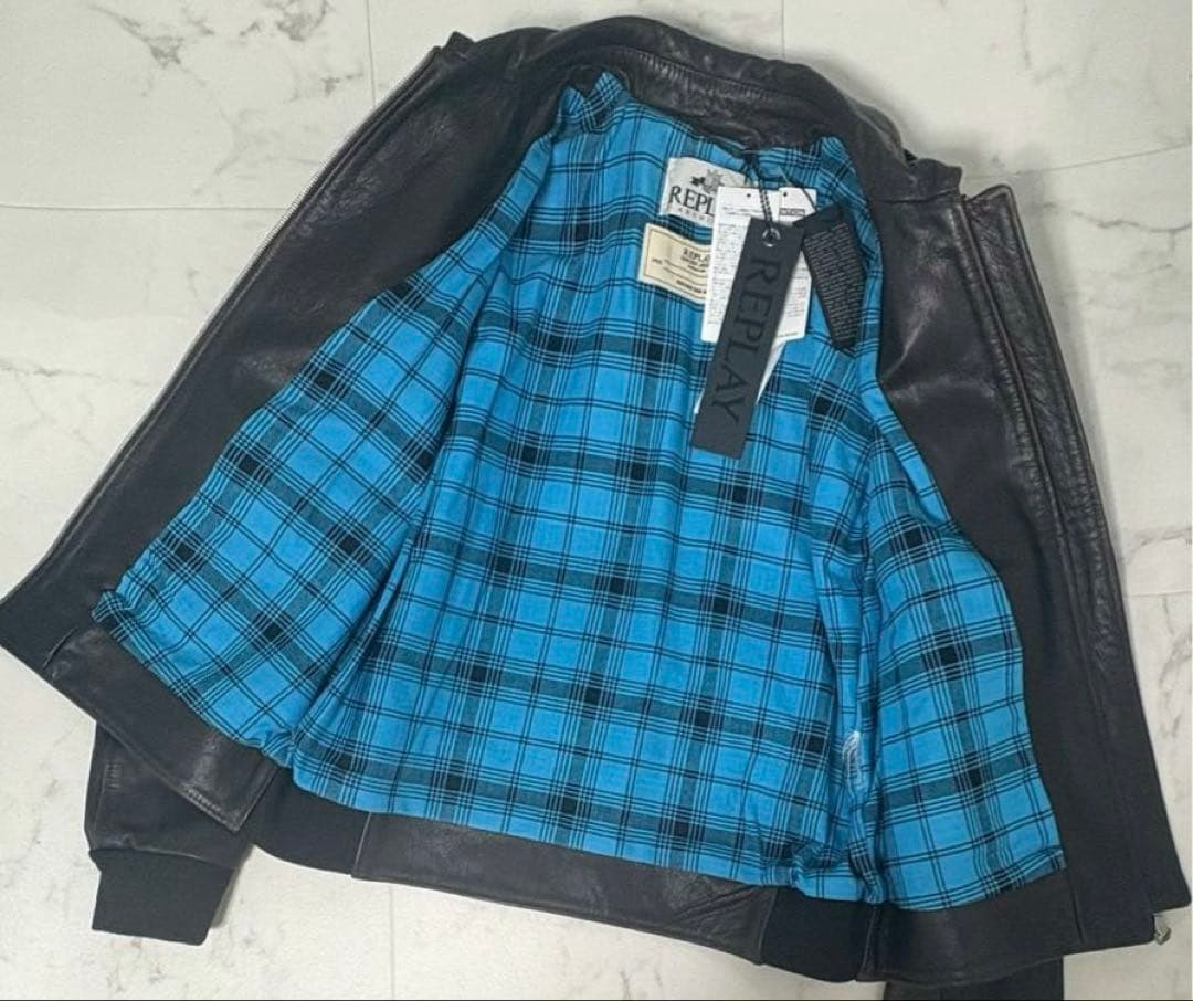 【新品未使用】REPLEY(リプレイ) シングル ライダースジャケット