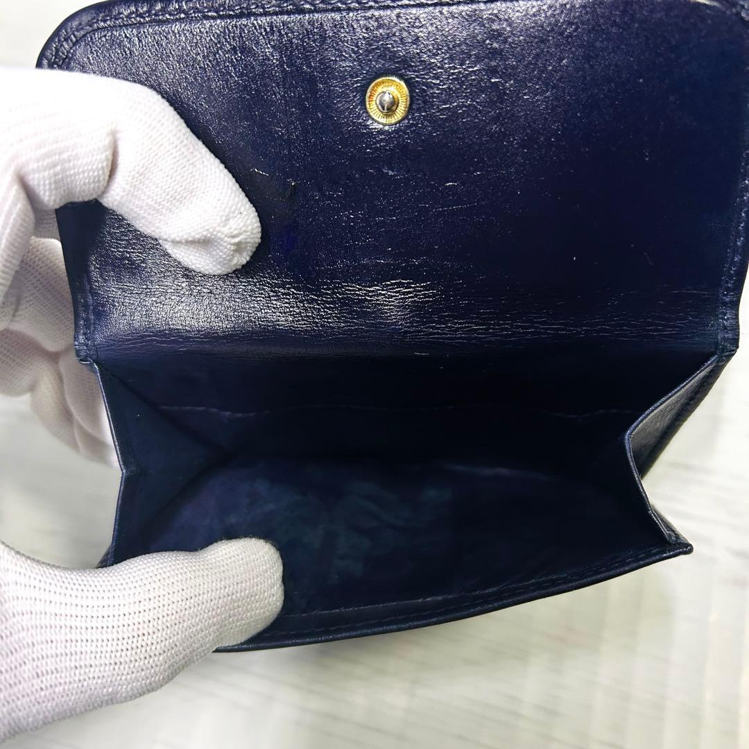 GUCCI オールドグッチ シェリーライン 二つ折り財布