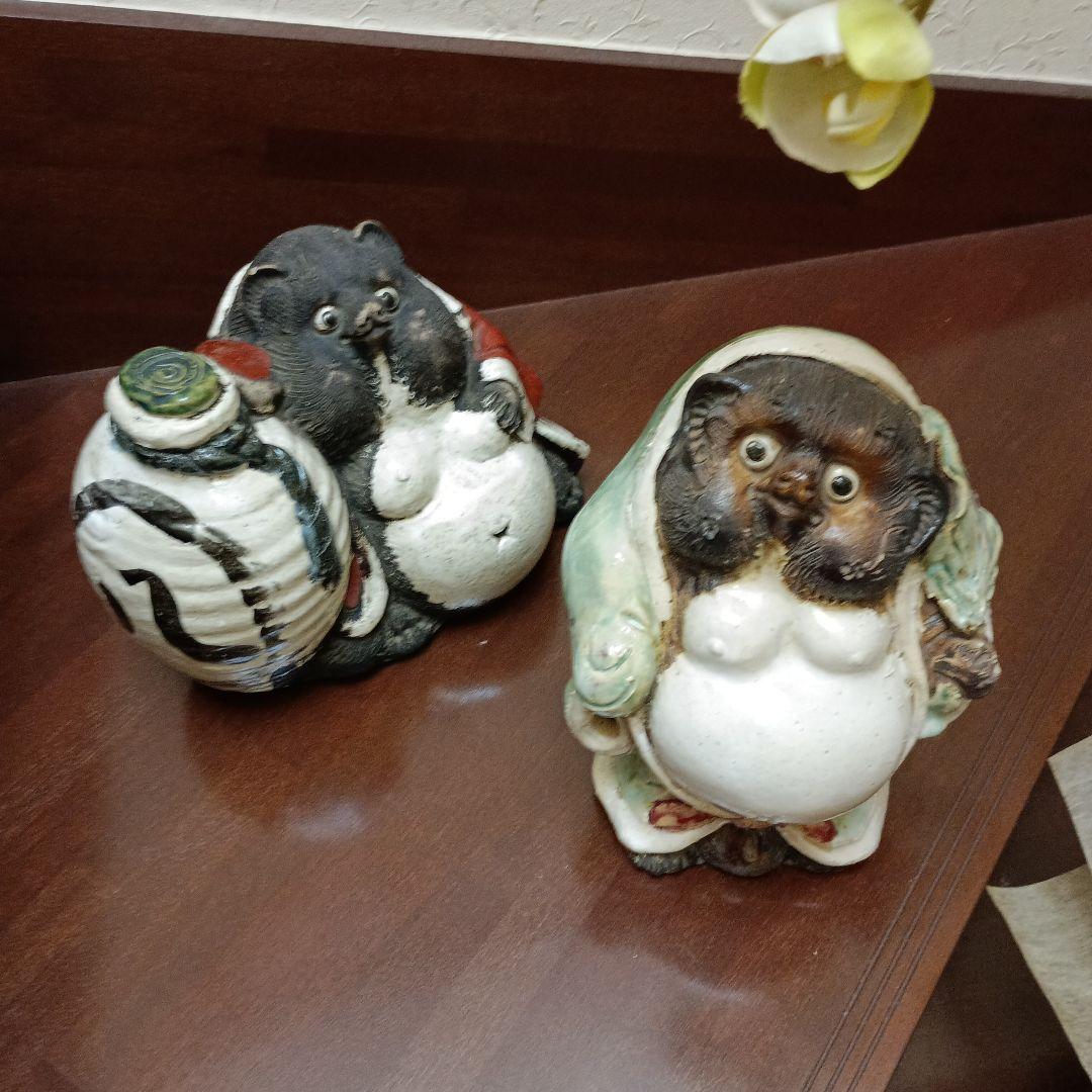 信楽焼のオリジナル レアな焼き物狸