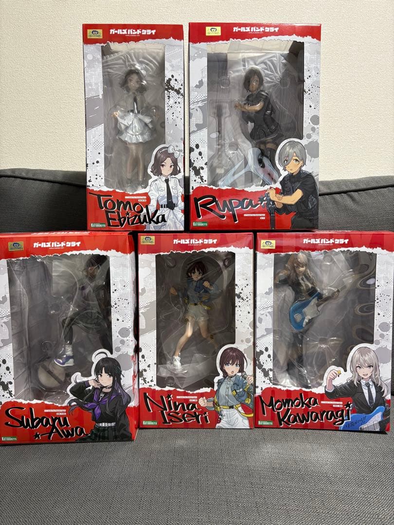 カ*ネ様 ガールズバンドクライ 1/7 完成品フィギュア コトブキヤ 5体セット