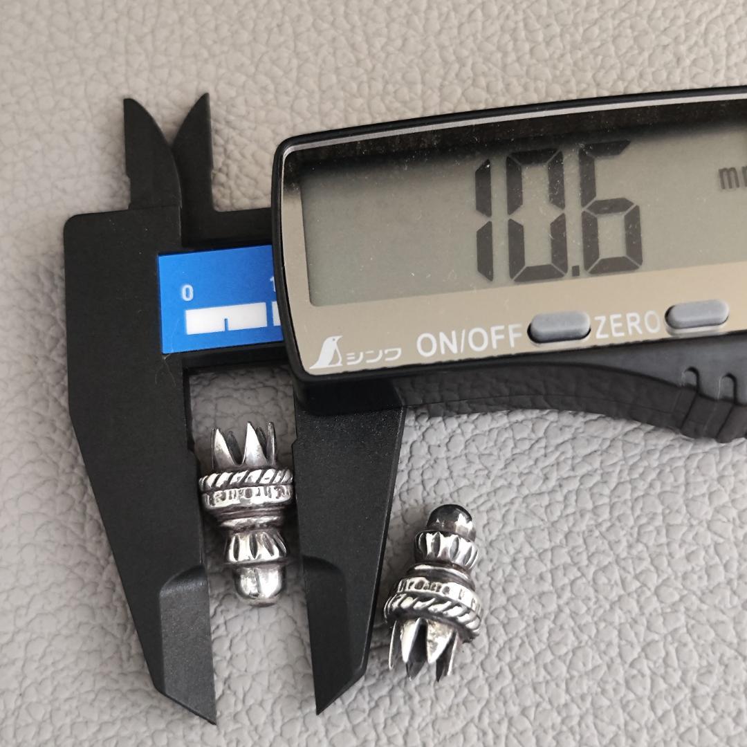 CHROME HEARTS クロムハーツ ボロチップ 2個セット SV925