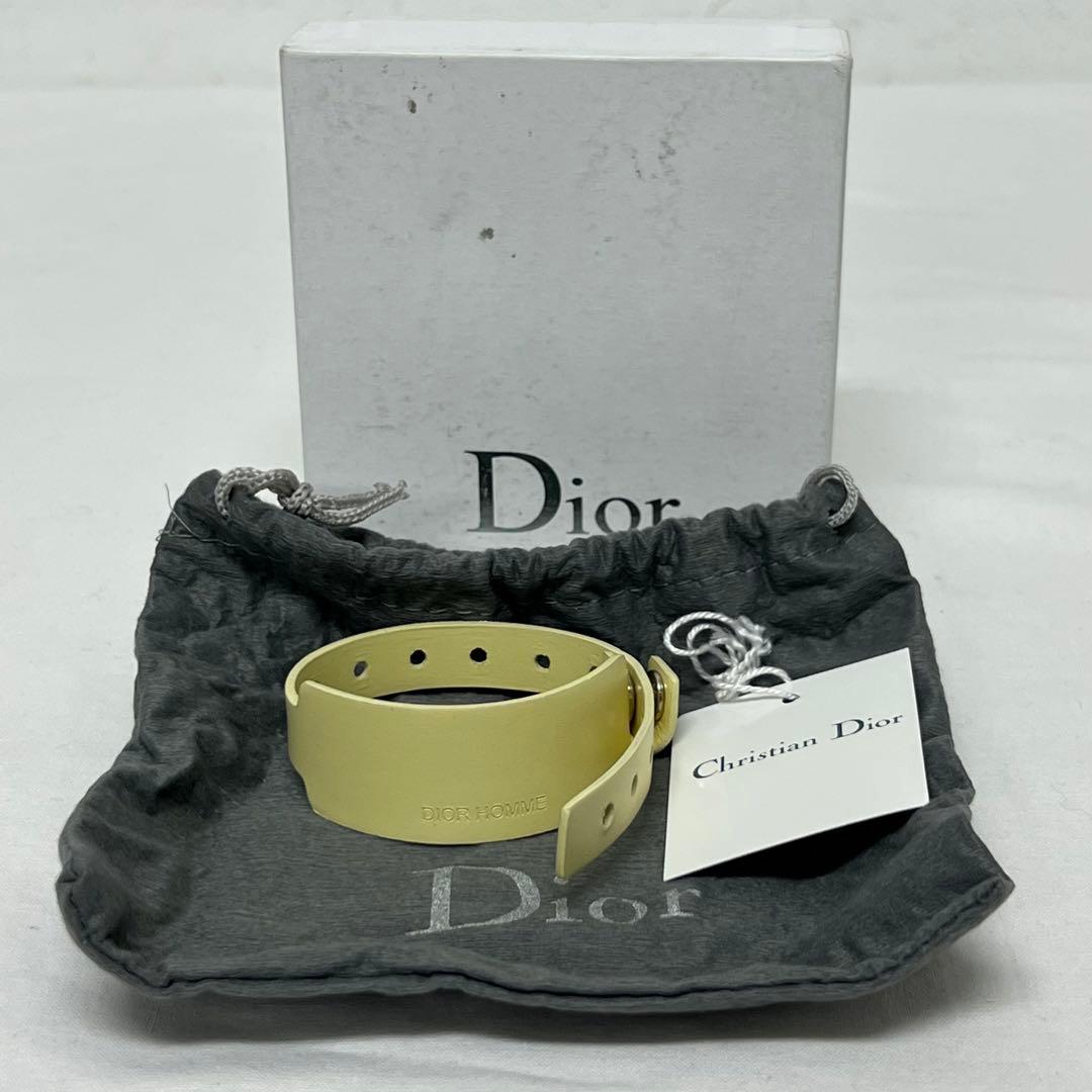 稀少 エディ期 DIOR HOMME ディオールオム ブレスレット ジョーヌー