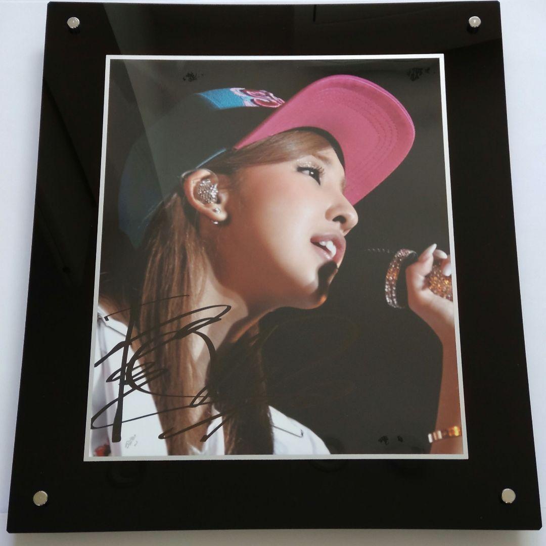 板野友美 直筆サイン入り フォトフレーム ファンクラブ限定