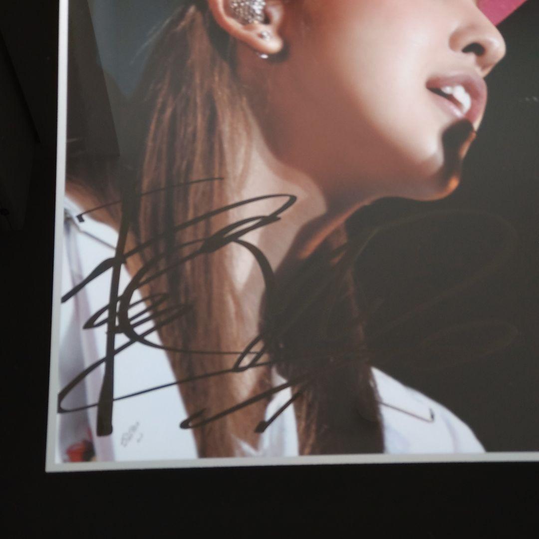 板野友美 直筆サイン入り フォトフレーム ファンクラブ限定