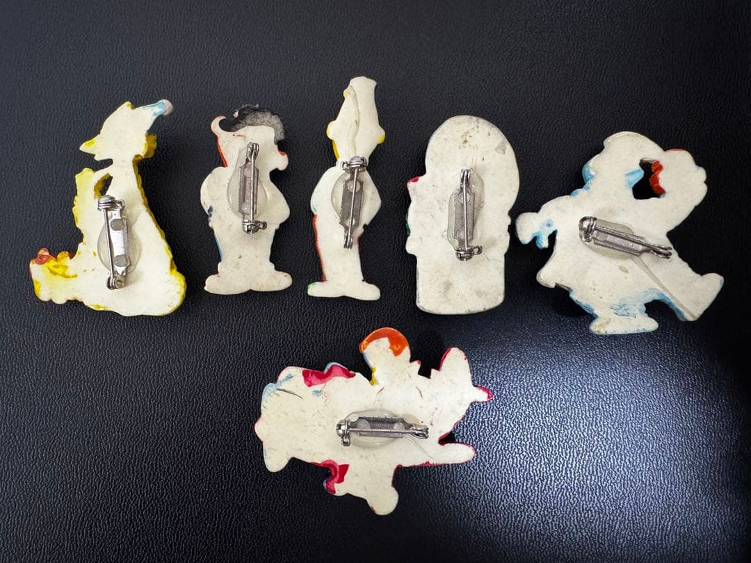 vintage セサミストリート　ブローチ　バッジ　6個セット　デッドストック