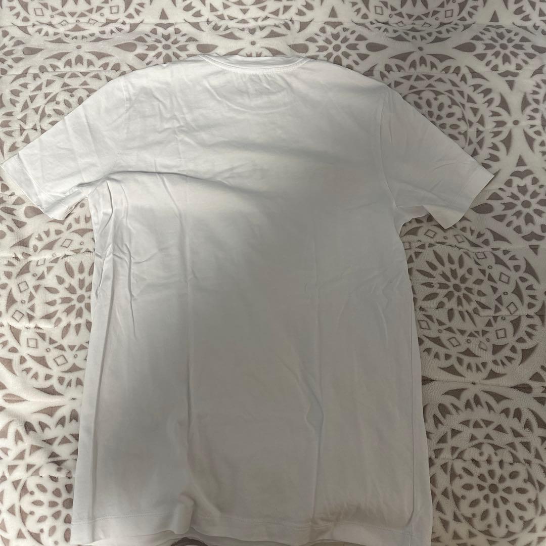 MONCLER ホワイト ロゴ Tシャツ