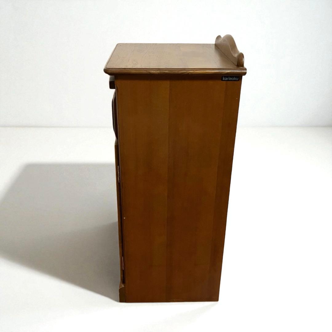 【良品】karimoku カリモク　コロニアル　電話台　アンティーク　高級家具