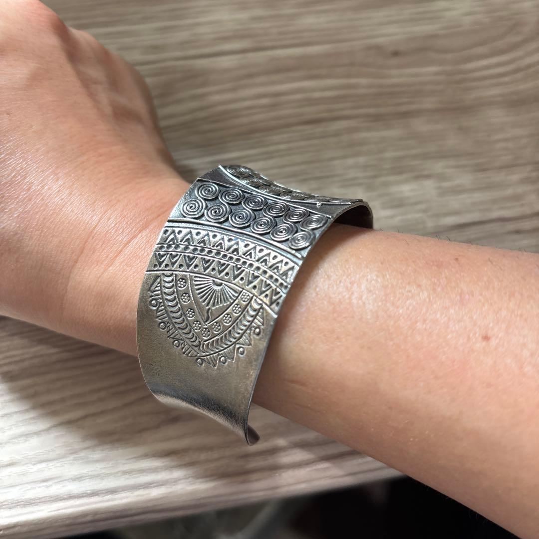 ナバホ族シルバー950バングル