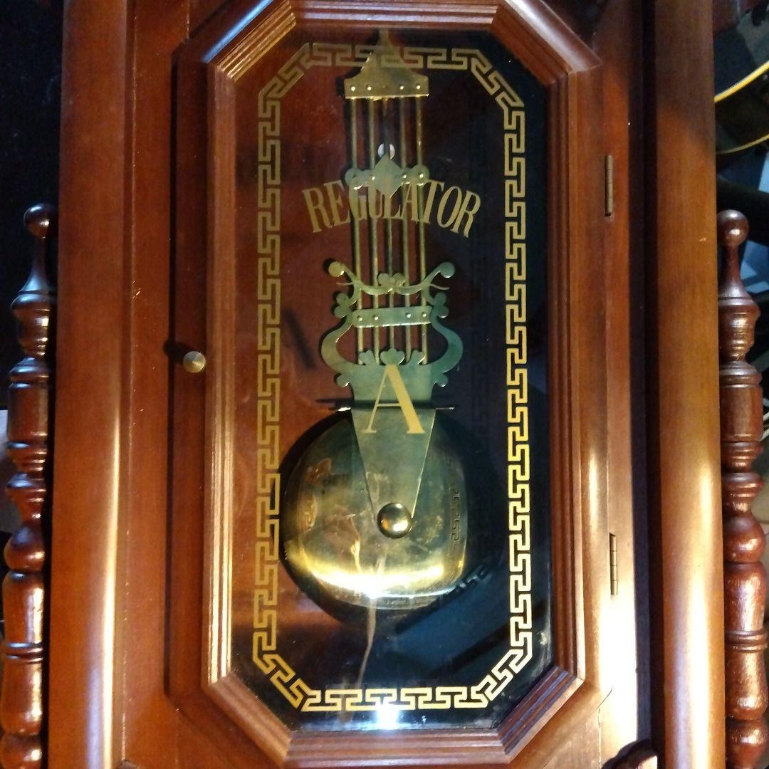 ノ*そ様 壁掛け時計 大きめ ブラウン…値下げ！