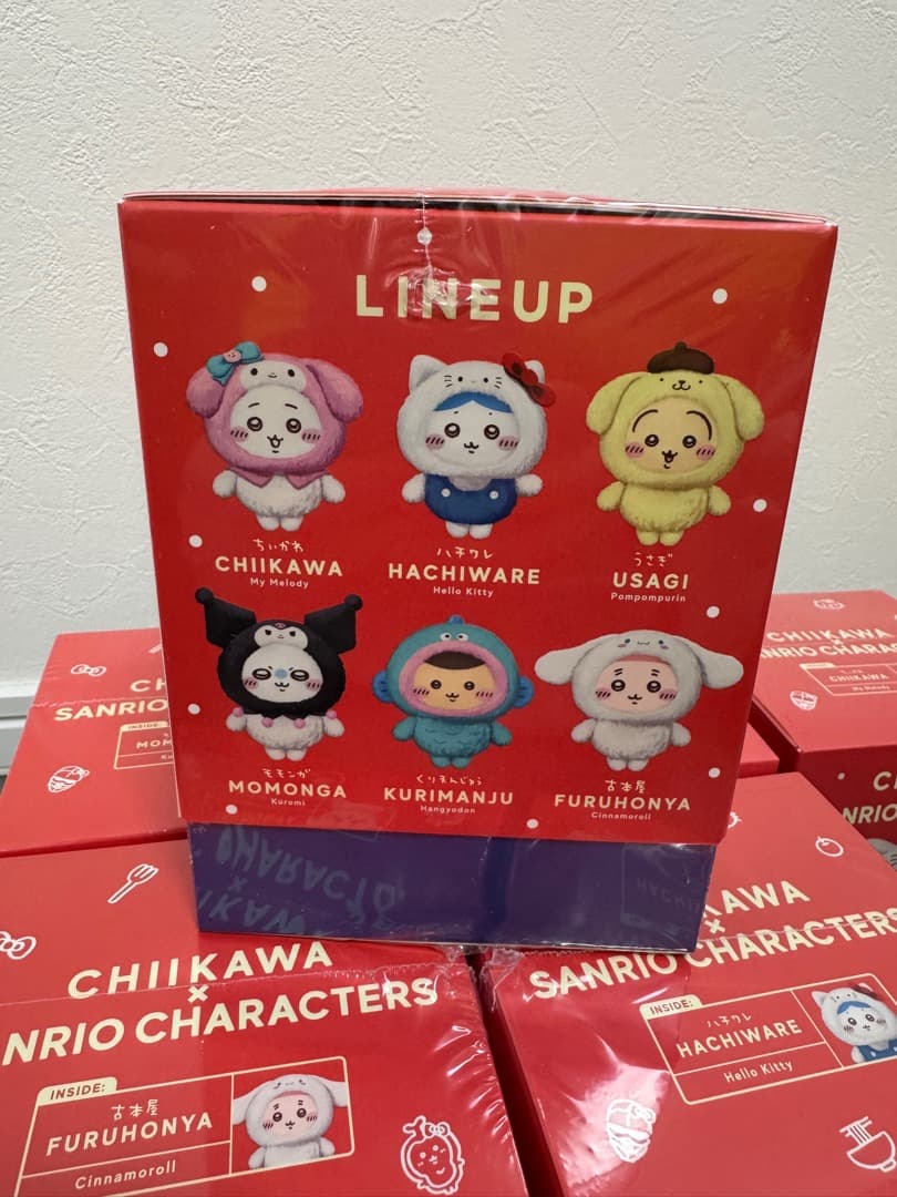 【新品未開封】ちいかわ×サンリオキャラクターズ_Kiramekko_全6種類
