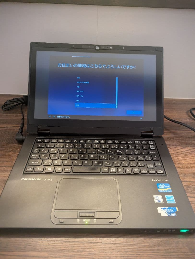 Panasonic CF-AX2マットブラックタッチパネル モニター180度回転