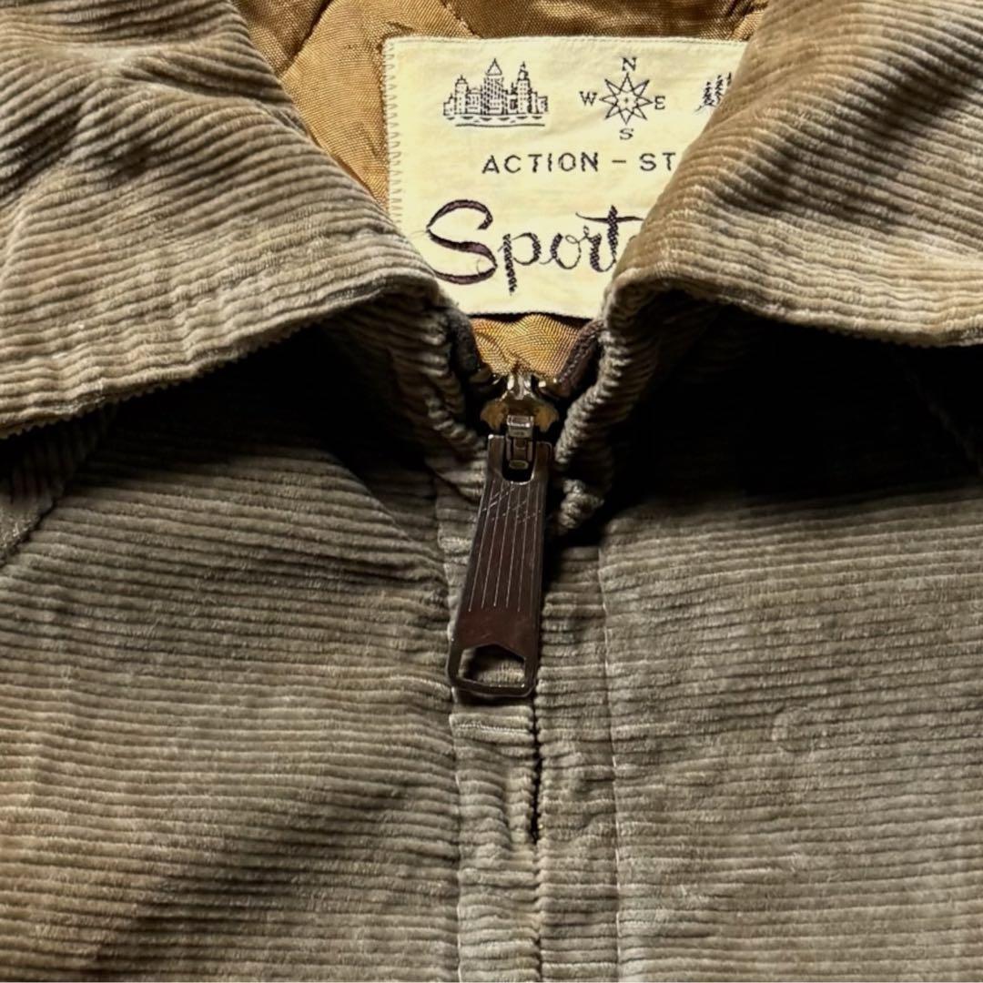 Goshi2204古着60年代ACTION-STYLEDコーデュロイファラ