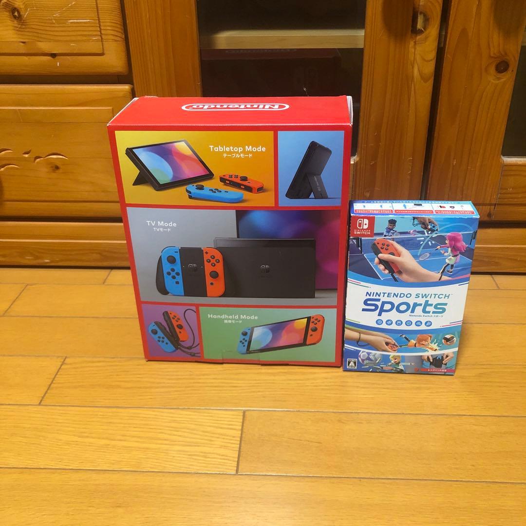 Nintendo Switch 有機ELモデル　switchsport 美品