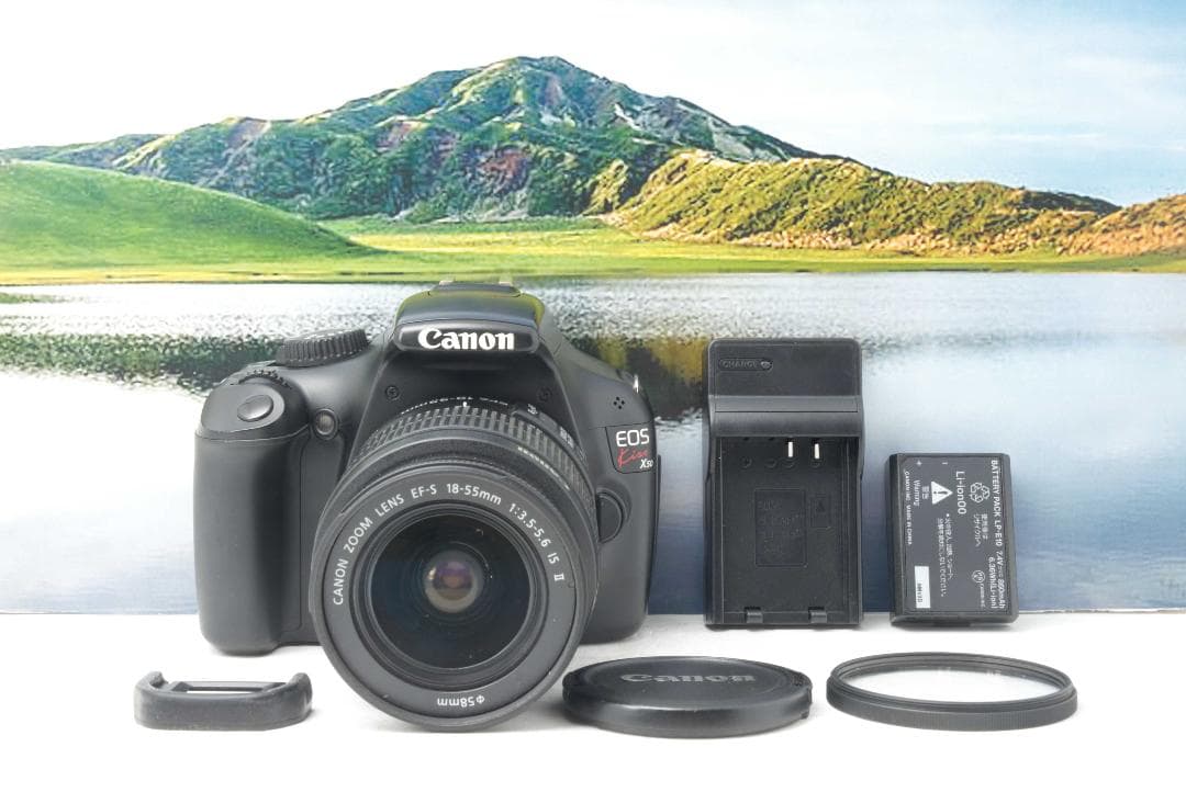 【動作確認済】Canon EOS Kiss X50 + 18-55mmレンズ