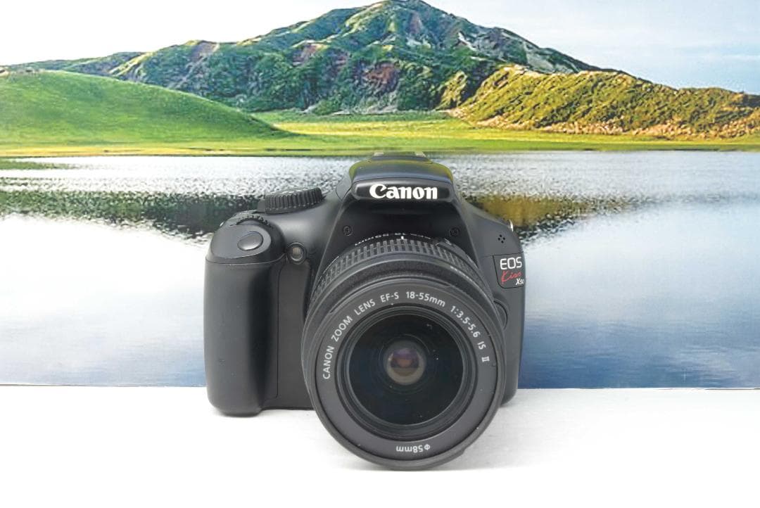 【動作確認済】Canon EOS Kiss X50 + 18-55mmレンズ
