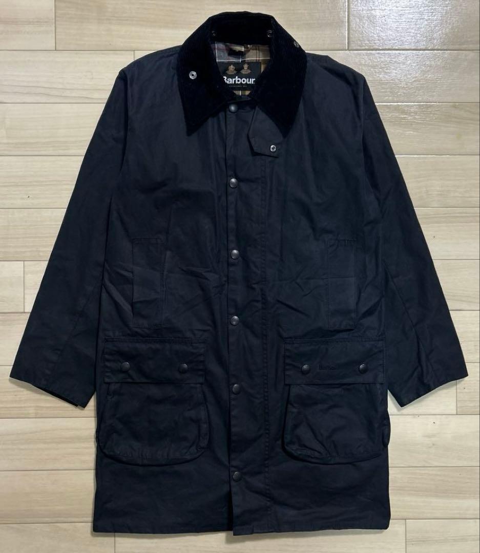 22AW Barbour / BORDER WAX ネイビー サイズ36