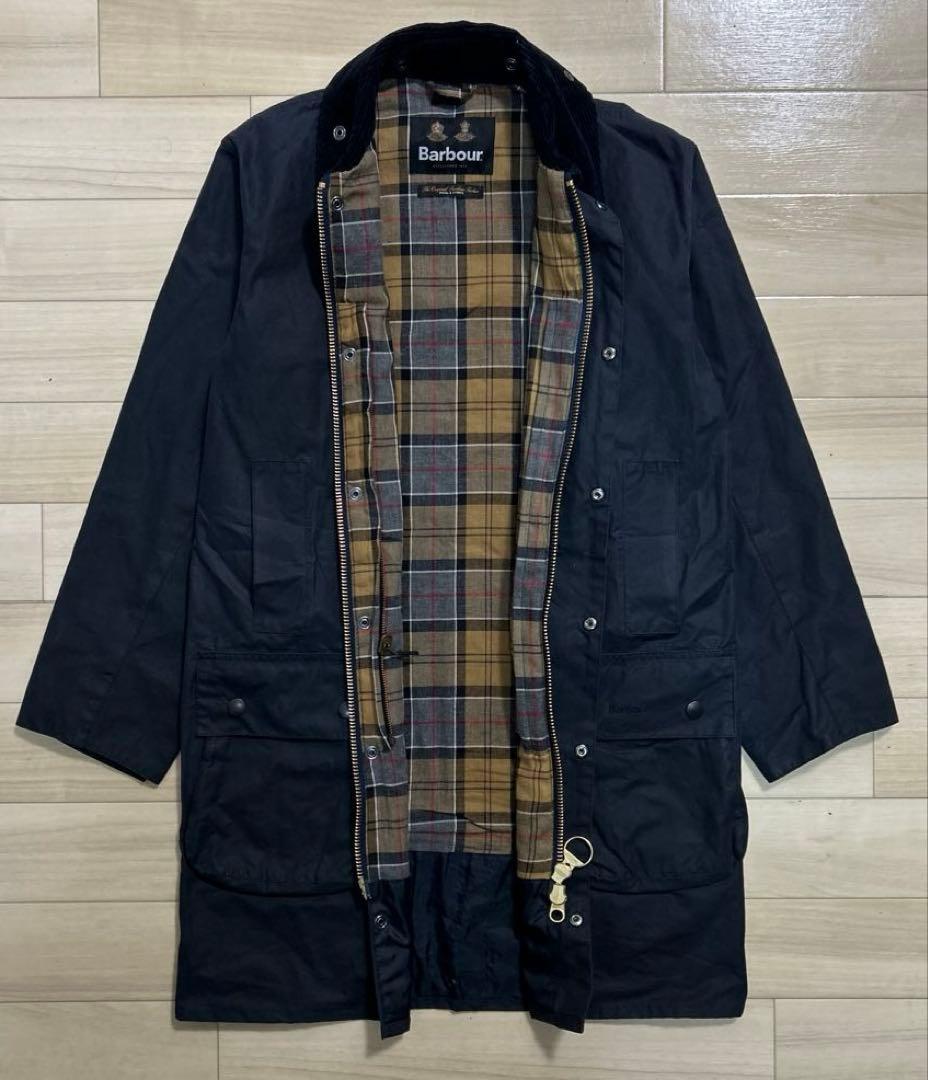 22AW Barbour / BORDER WAX ネイビー サイズ36
