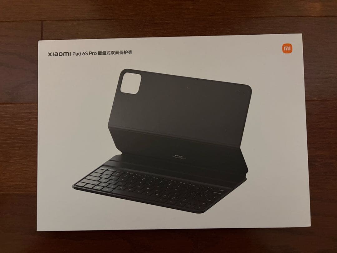 【美品】 Xiaomi Pad 6S Pro キーボードカバー 黒色