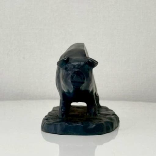 ヴィンテージ 豚 部位 鉄製 オブジェ アイアン 置物 ビンテージ