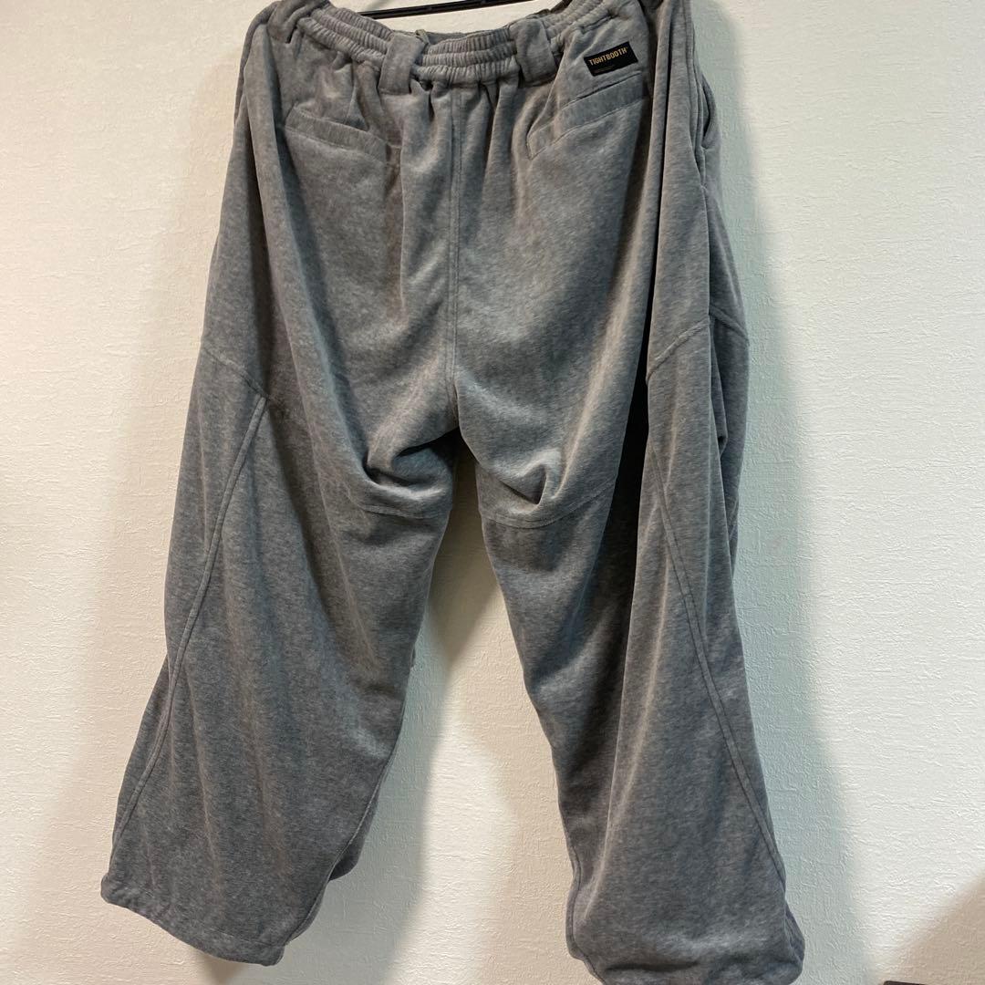 TIGHTBOOTHベロアバルーンパンツVELOUR BALLOON PANTS