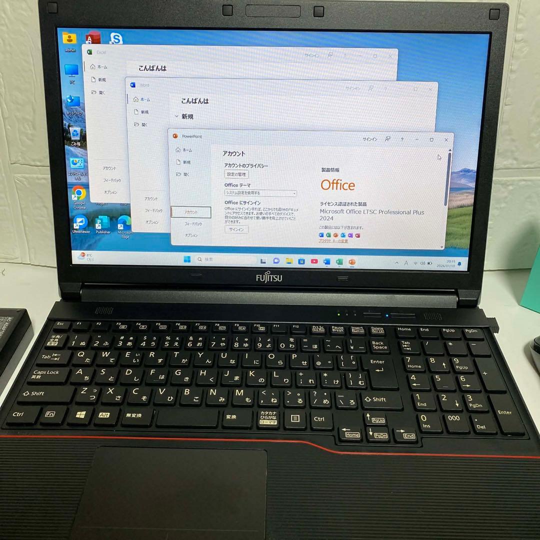 Windows11 オフィス付き　Core i5 SSD メモリ16GB 富士通