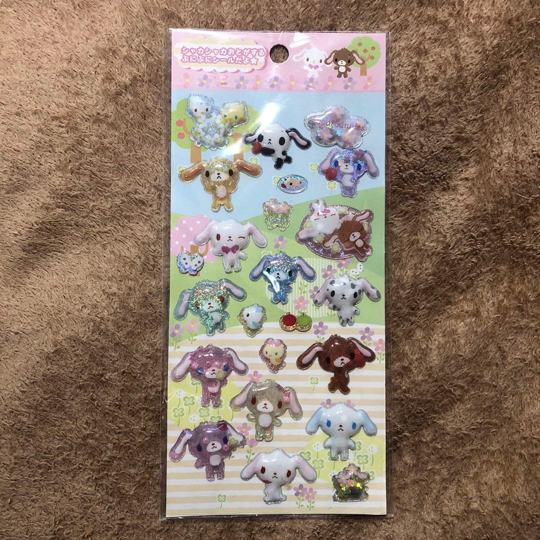 サンリオ　Sugar Bunnies シュガーバニーズ　シャカシャカシール
