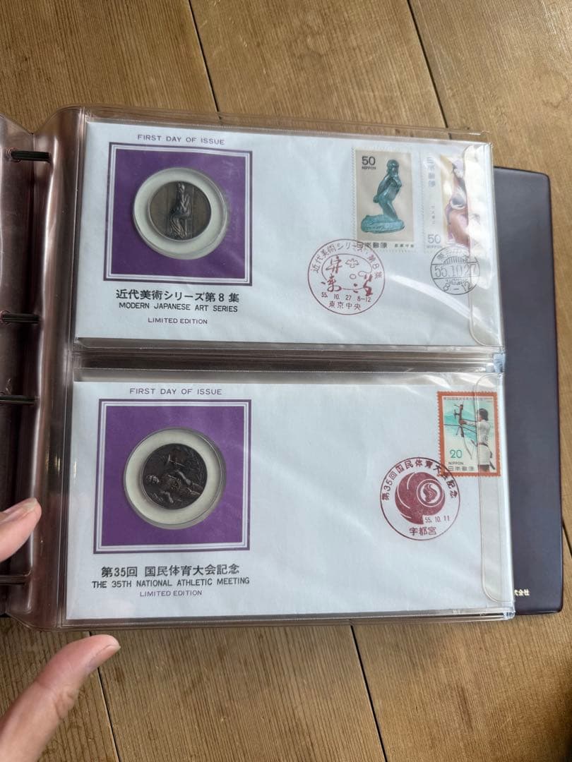 ジンギスカン様✴︎昭和55年度日本切手初日カバーメダルコレクション　23種類