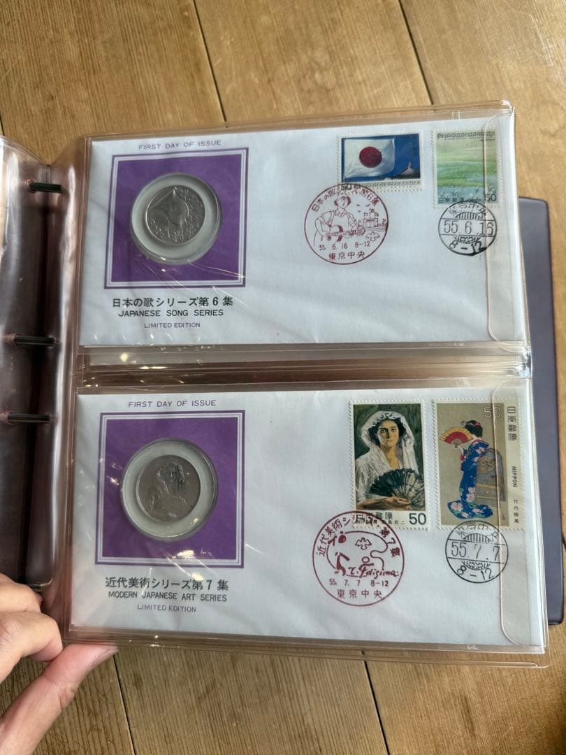 ジンギスカン様✴︎昭和55年度日本切手初日カバーメダルコレクション　23種類